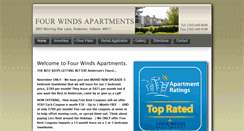 Desktop Screenshot of 4windsapts.com